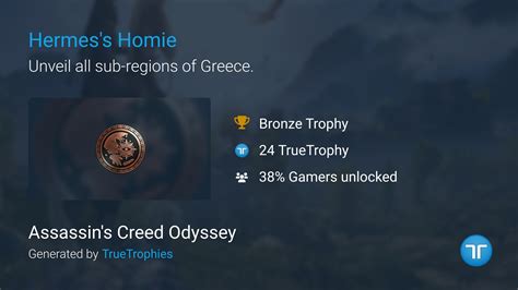 Assassin's Creed Odyssey HERMES'S HOMIE Trophy / 